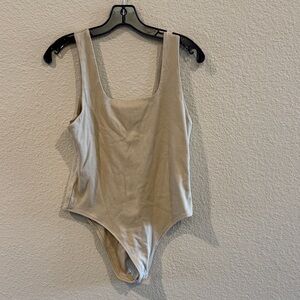 a new day Tan Bodysuit